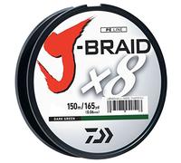 Daiwa J-BRAIDX8, Filler Spool, Chartreuse, Mono Dia.= 8lb.