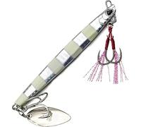 Daiwa Jig Samurai Spin Jig - 20g - H.No.11 - Ph Zebra Glow - SSJ433631 - Equipement pour la peche sportive