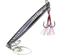 Daiwa Jig Samurai Spin Jig - 50g - H.No.13 - Uv Real Mackerel - SSJ433877 - Equipement pour la peche sportive