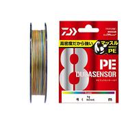 Daiwa PE Line UVF PE Dura Sensor x 8 + Si2, No. 0.4 to 6, Multicolor, Lime Green