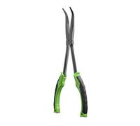 DAIWA Prorex Extra Long Stainless Steel Unhooking Pliers, Curved, Black Green