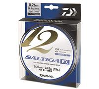 Daiwa Saltiga 12 Braid EX+SI, 600 metres, 0.3mm, 30.7/67.68lbs, multicolor, Round Braided line, SA12B-EX+SI 0.30 600M