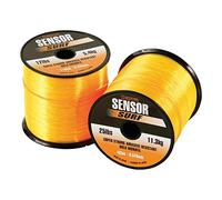 Daiwa Sensor Surf Orange Monofil 10 lbs Test Fishing Line - 4oz Spool - High Visibility, Super Strong, Abrasion Resistant
