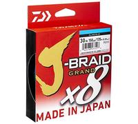 Daiwa Tresse 8 Brins J-Braid Grand X8-135m - PE.1.2 - D.0.16mm - R.10kg-22lb - Bleu - 12796016 - Equipement pour la peche sportive