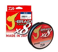 Daiwa Tresse 8 Brins J-Braid Grand X8-270m - PE.1.2 - D.0.16mm - R.10kg-22lb - Bleu - 12796116 - Equipement pour la peche sportive