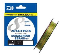 Daiwa Tresse 8 Brins Saltiga 8 Braid - 400m - PE.4 - D.0.33mm - R.24kg-53lb - Multicolore - 12618433 - Equipement pour la peche sportive