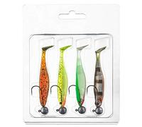 Daiwa Unisex - Adult Prorex Bass Set 2 Rubber Lures, Multicoloured, Small