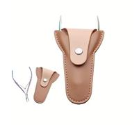 DAIXIANGER Professional Cuticle Nipper Holster, Protective Leather Case for Nail Care Tools, Travel-Friendly Pouch for Manicure & Pedicure Accessories