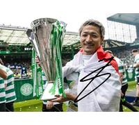 Daizen Maeda Celtic 2026 Scottish Premier League Winner Signed A4 Montage Photo Print Which Would Make A Great Gift For Any Fan.