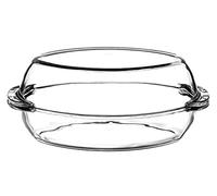 Dajar 74736 Casserole with Glass Lid - Biscotti Borcam 4.5 L