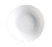 Dajar Diwali Soup Plate, White Glass, 20 cm