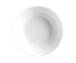 Dajar Diwali Soup Plate, White Glass, 20 cm