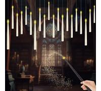 DAJASD 20 x Floating LED Candles, Magic Floating Candles for Hanging, Flameless LED Candle Set, Floating LED Candle Battery Operated for Halloween Christmas Party Birthday Decoration