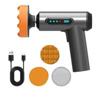DAJASD Cordless Car Polisher, Car Buffer Polisher Machine with 3 Polishing Pads, 20000RPM Speed, Built in two 2000mAh Battery and Support Battery Display, Mini Car Polishing Kit for Polishing, Waxing