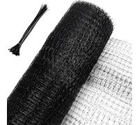 DAJASD Garden Netting Mesh, 15M x 2.1M Heavy Duty Bird Netting with 20PCS Cable Ties, Reusable Anti Bird Butterfly Netting for Ponde Garden, Plastic Garden Mesh for Protecting Vegetable Fruit Crops