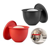 DAJASD Silicone Bowl Liners for Kitchen Mixer 5 Qt, 2 Pack Reusable Heat Resistant with Lid, Replacement Accessories for Baking Cooking