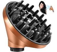 DAJASD Upgraded Diffuser Attachment for Dyson Airwarp HS01 HS03 HS05, Converting for Dyson Airwrap Styler to Hair Dryer, Hair Diffuser Nozzle Attachment for Dyson for Airwrap - Gold