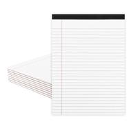 DAJAVE Pack of 8 W Notepad A4 Blank Notebook 80 Sheets/160 Pages Spiral Pad Kraft Cover Block Sketch Pad Diary Spiral Bound Gift for College Office Back to School