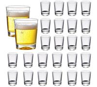 DAJAVE Shot Glasses Set of 24, 50ml Shot Glass Heavy Base Glass Shot Glasses for Cocktail, Whisky, Liquor, Espresso, Bar, Party