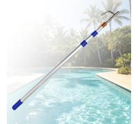 DAJIAYIQI Aluminum Alloy Telescopic Pole, Push Pole For Boat Metal with Safety Hook for Rescuing People or Pets That Have Fallen Into The Water(6m)