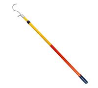 DAJIAYIQI Pool Safety Rescue Pole, Telescoping Boat Hook, High Voltage Insulated Rescue Hook Hot Stick, Firefighting and Safety Pole for Electrician, Emergency(2m)