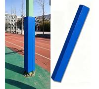 DAJIAYIQI Square Basketball Pole Pads, Waterproof Pole Padding Crash Pad, 4-Sided Wrap Around Protector for Protect The User's Personal Safety and Property(Blue,18x18cm)