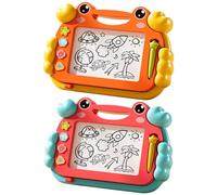 DAJILI 2PCS Magnetic Drawing Board, Magic Scribbler Erasable, Magnet Doodle Board for Toddler, Colorful Magna Doodles Writing Pad, First Birthday Gifts for Girls Boys Birthday Present for Kids Age 1-3