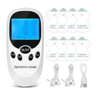 DAJILI Tens Machine for Pain Relief, Period Pain Simulator Machine for Men, Tens Electric Massager with 6 Massage Modes and 8 Pads Replacement for Arthritis Sciatica