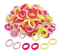 DAJING 200 baby headbands - Girls' soft warm sun colored 3-color headband, high elasticity, seamless and safe design, children's hair accessories, diameter 2.5 centimeters