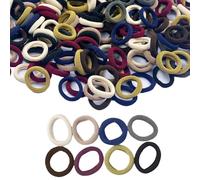 DAJING 200 pieces baby headbands - Girls' soft cotton Morandi color 8-color headband set, high elasticity seamless safety design, children's hair accessories, diameter 2.5 centimeters