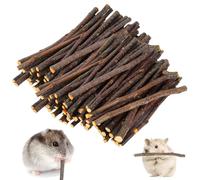 DAJING Apple Sticks Molar Toys for Rabbits, Chinchillas, Guinea Pigs, Parrots, Hamsters (200g)