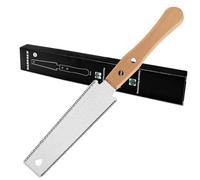 DAJING Small Japanese Hand Saw - Precision Wood Cutter Tool for Fine Cutting, Double Edged 11/17 TPI, Wooden Handle, Perfect for Woodworking, Carpentry, and DIY Projects