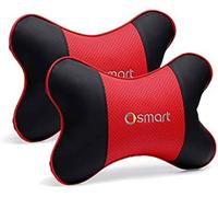 DAJINGFEI 2 Pieces Car Headrest Pillow Neck for Smart Fortwo Forfour 450 451 453, Car Neck Support Pillow Car Seat Head Cushion Pillow for Car Seat Headrest Cushion