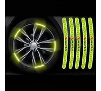 DAJINGFEI 20 Pcs Car Wheel Hub Sticker for Ford Transit Custom L1 & L2 2012+, Car Motorcycle Wheel Safety Decorative Car Wheel Arch Eyebrows Decorative Strip
