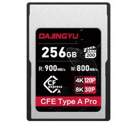 DAJINGYU Professional 256GB CFexpress Type A Memory Card, Up to 900MB/s Read Speed & 800MB/s Write Speed for 4K 120P 8K 30P Recording Video/Photo Compatible with Sony FX Cameras