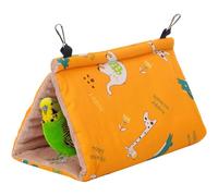 Dajiopao Cage Bird House - Winter Soft Plush Hiding House for Parakeets - Bird Tent for the Cage, for Large Parakeets Budgies Cockatiels Zebra Finches Inseparable for Laying Eggs