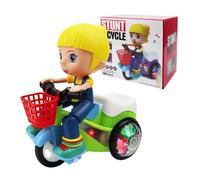 Dajiopao Car for Kids 360 Degree Rotating Dynamic Music Cool Lights Game