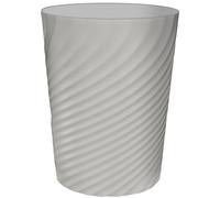 DAJITRE 1.8 Gallon Small Trash Can Wastebasket Recycling Bin Slim Profile for Compact Spaces Bathroom, Office, Bedroom, Kitchen (1.8 Gallon, Grey)