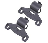 DAJUXIN 2 Pcs Bicycle Pump Holder for Cycling Frame Mounted Black Compatible Bracket Clip for Road and Mountain Bikes