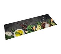 (dak grey, 60 x 180 cm) vidaXL Kitchen Rug Anti Fatigue Mat Runner Rug Washable Floor Carpet Velvet