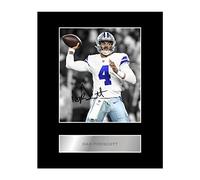 Dak Prescott Pre Printed Signature Signed Mounted Photo Display #22 Printed Autograph Picture