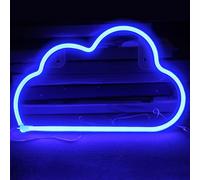 DAKABUKA Cloud Neon Signs LED Cloud Light for Wall Decor USB or Battery Signs for Bedroom Birthday Party Christmas Living Room Kids Wedding Girls Decoration(Blue)