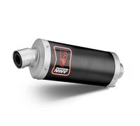 DAKAR MUFFLER BLACK STAINLESS STEEL MIVV FOR ROYAL ENFIELD HIMALAYAN 2024
