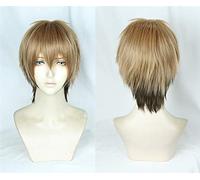 Dakaretai Otoko 1-i ni Odosarete Imasu JYUNTA AZUMAYA Cosplay Wig Men's Golden Brown Gradual Color Halloween Wig