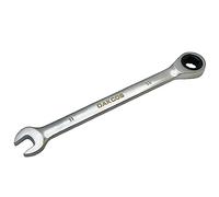 DAKCOS Fixed Head Ratchet Spanner 11mm Ratcheting Combination Wrench Chrome Vanadium Steel