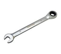 DAKCOS Fixed Head Ratchet Spanner 12mm Ratcheting Combination Wrench Chrome Vanadium Steel