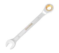 DAKCOS Fixed Head Ratchet Spanner 13mm Ratcheting Combination Wrench Chrome Vanadium Steel
