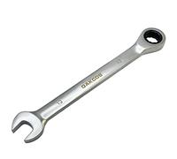 DAKCOS Fixed Head Ratchet Spanner 13mm Ratcheting Combination Wrench Chrome Vanadium Steel