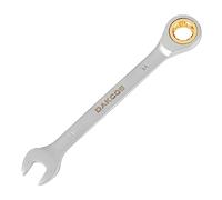 DAKCOS Fixed Head Ratchet Spanner 14mm Ratcheting Combination Wrench Chrome Vanadium Steel