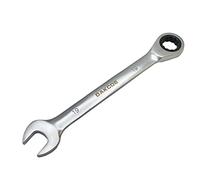 DAKCOS Fixed Head Ratchet Spanner 19mm Ratcheting Combination Wrench Chrome Vanadium Steel